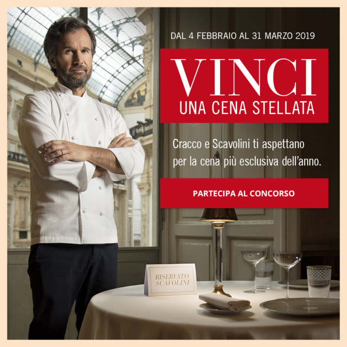 vinciunacenastellata-social Zanutta e Scavolini Vinci una cena stellata