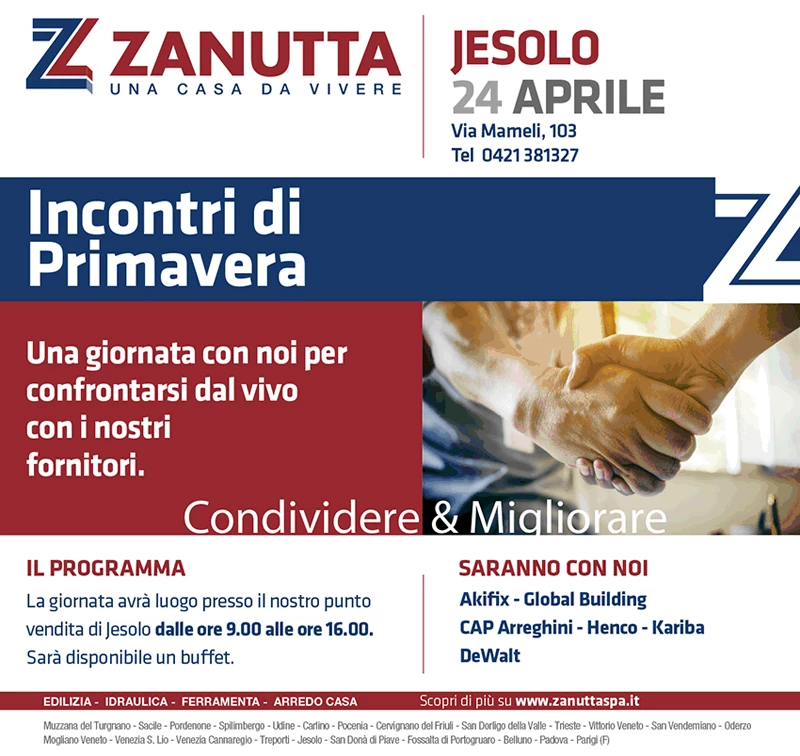 Meeting tecnico Zanutta Jesolo