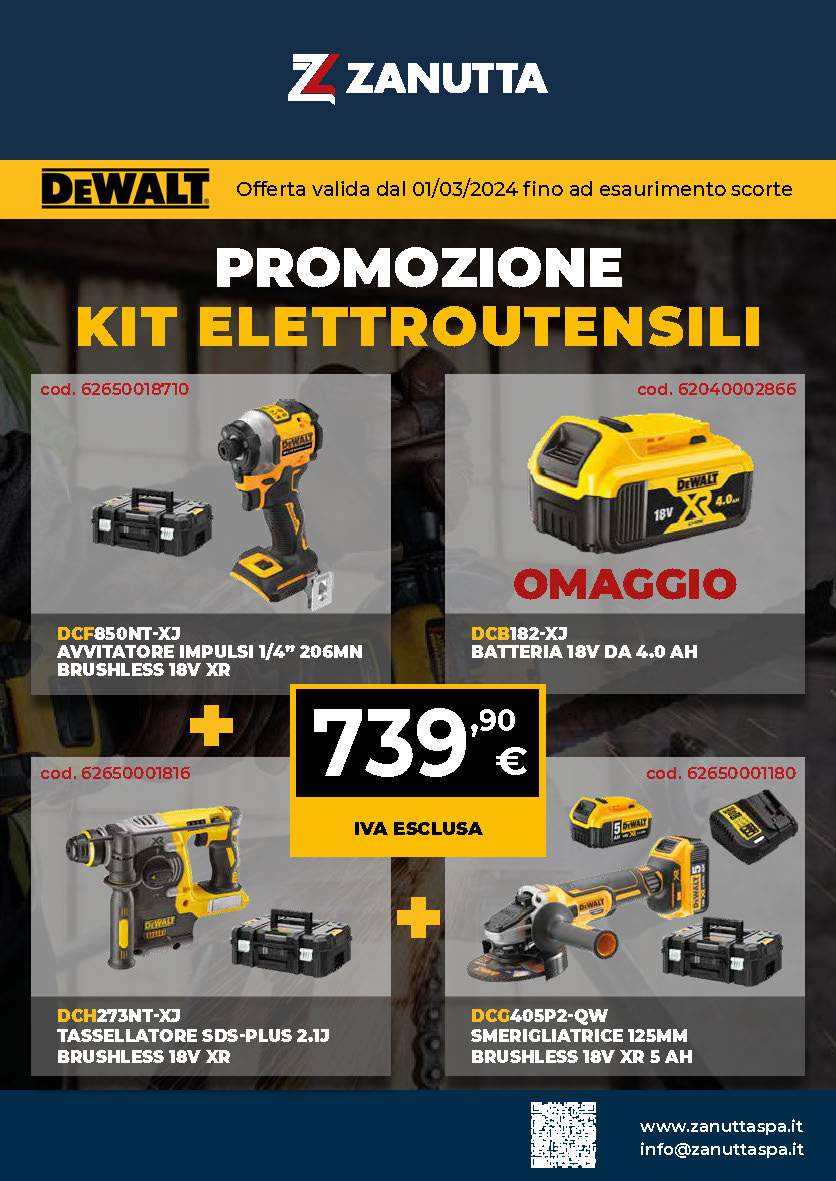 Promozione DeWalt febbraio 2024