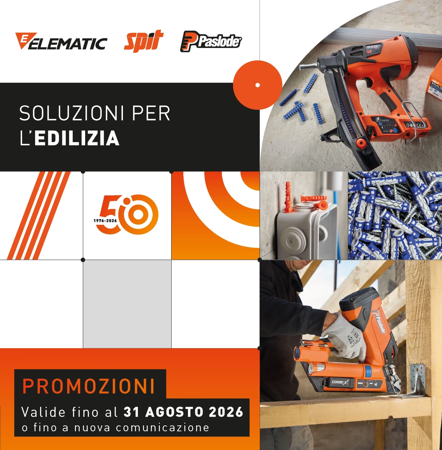 olantino promozione SPIT 2026 - Chiodatrici e chiodi per edilizia in offerta da Zanutta fino al 31 agosto